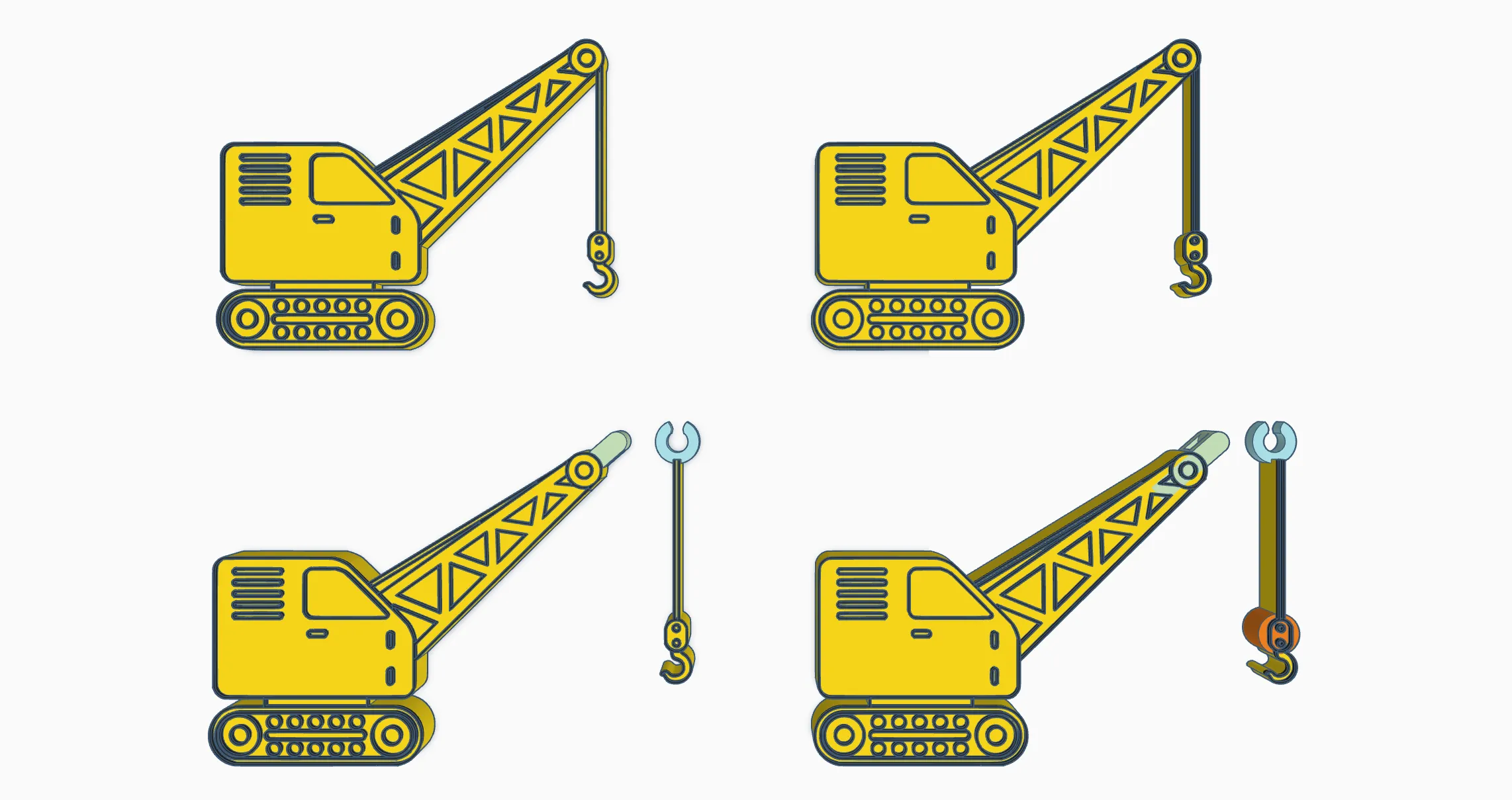 3D Printer Files | 3MF File | Play Shapes: Crane | Creality Cloud