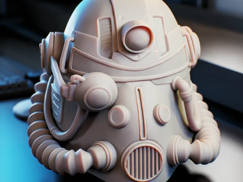 Helmet Fallout Power armor - Casco Fallout