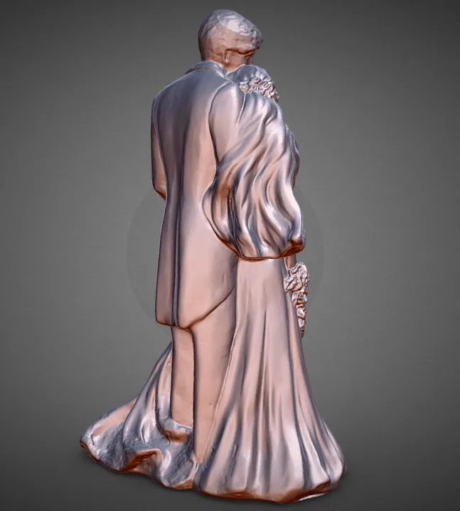 wedding couple statue decoration