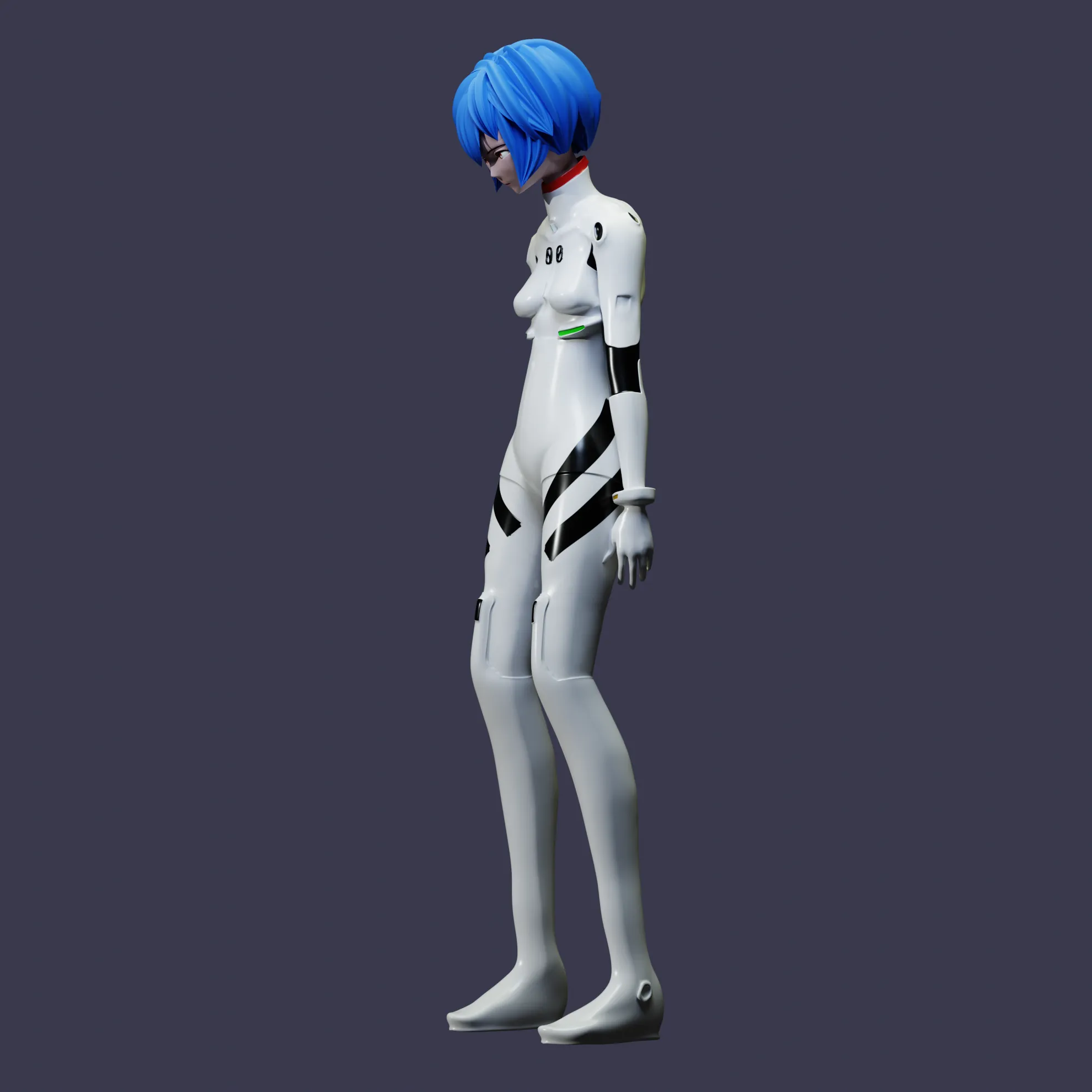 Evangelion Rei Ayanami - full body pose
