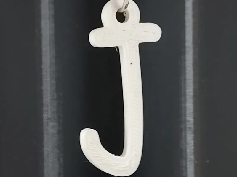 J keychain