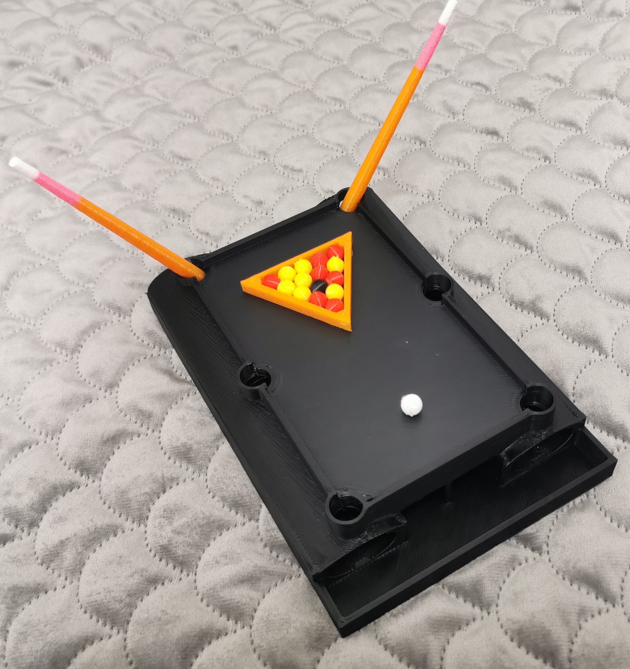 Desktop Pool Table + Accessories - No Support Needed