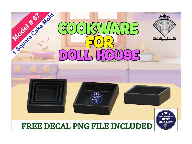Square Shape Cake Mold Pan