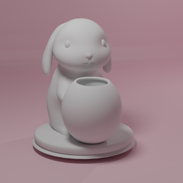 Easter bunny pen stand