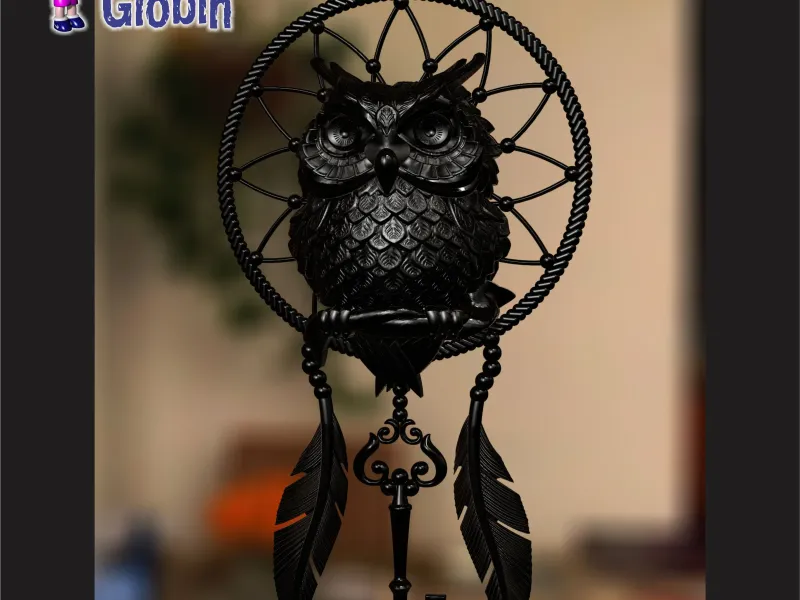 Lechuza Buho Owl Dream Catcher - Atrapasueños
