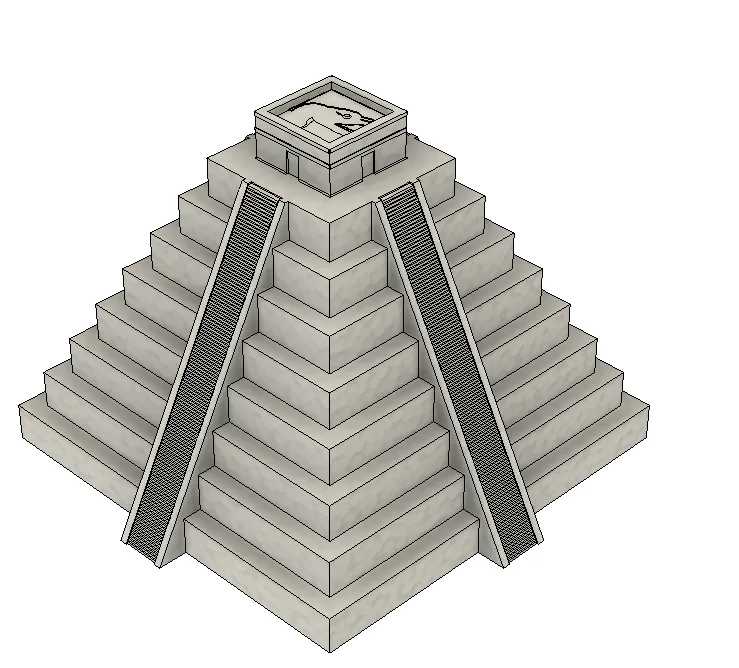 Pirámide Inspirada en Inca y otras Llavero - Artesano