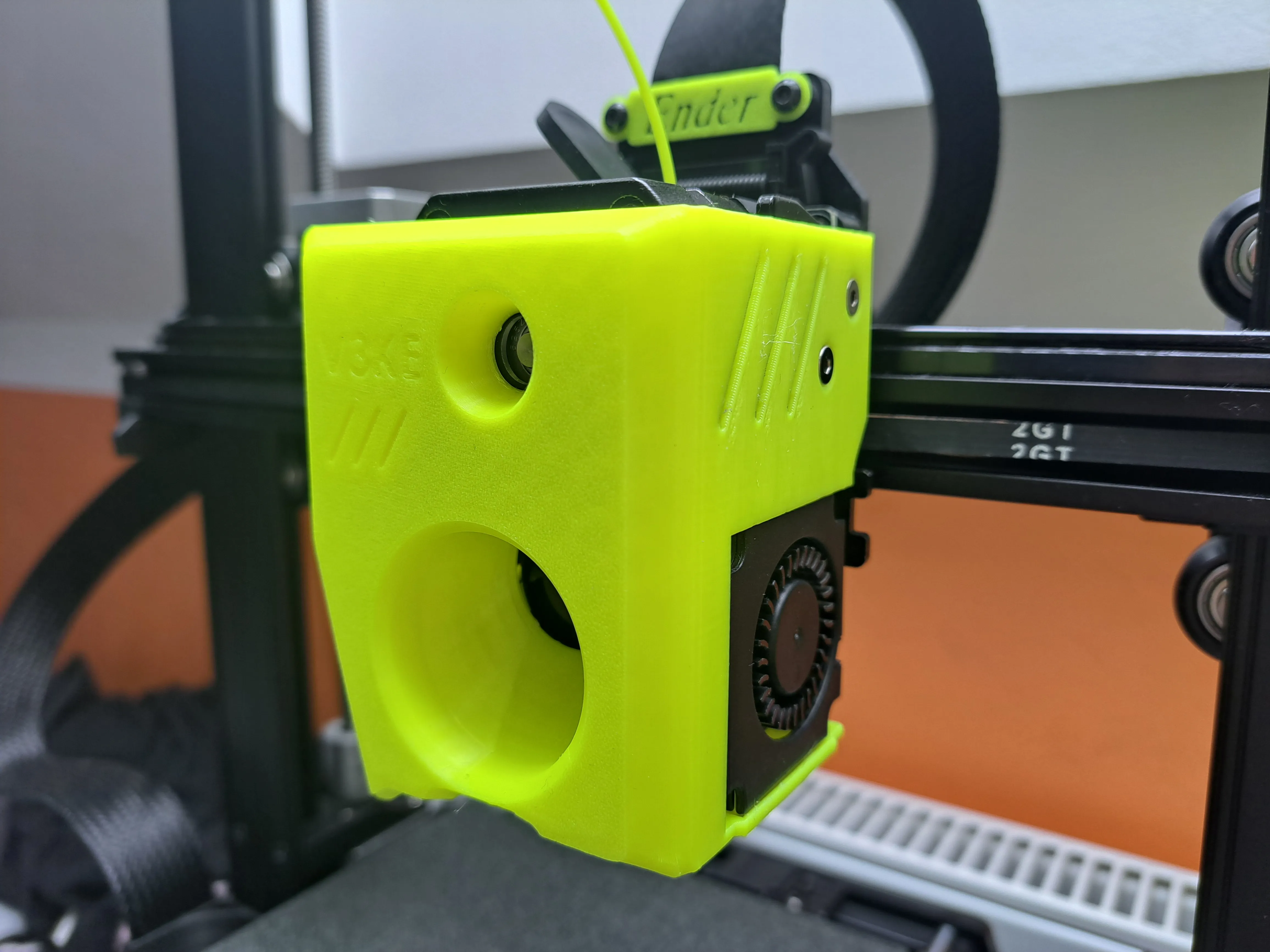Hotend cover redesign for Ender 3 V3 KE