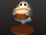 Ghost candle holder-2