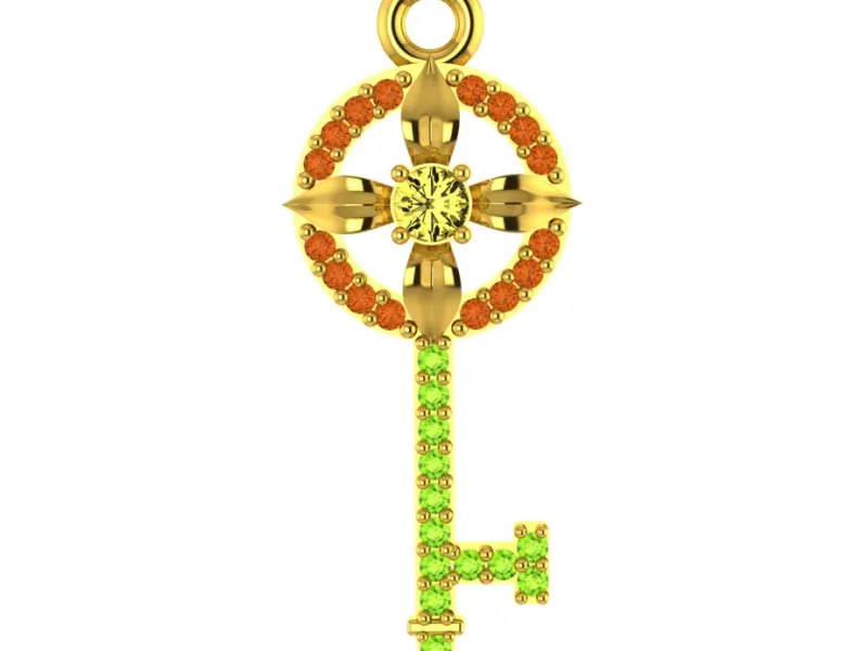 colgante llave