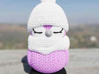 knitted penguine (cute)