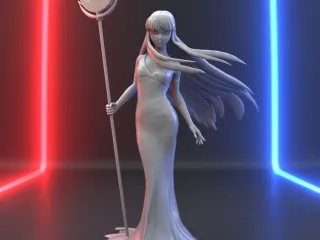 Athena - Saint Seiya Fan Art: Goddess of Wisdom Statue