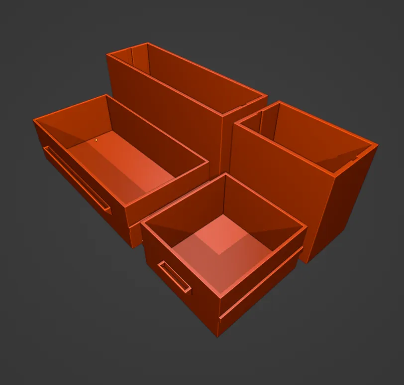 Cassetto organizer Box