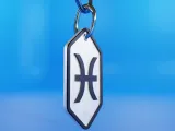 Pisces Zodiac Keychain-6