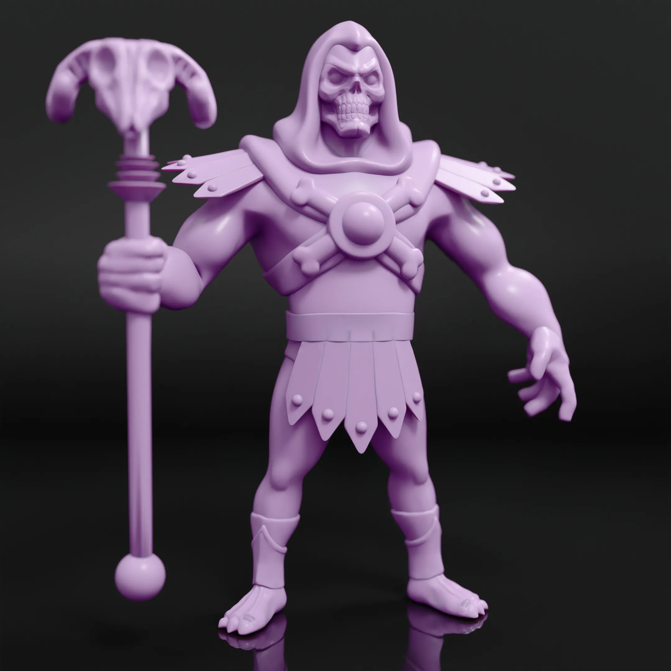 Skeletor Fan Art Sculpture