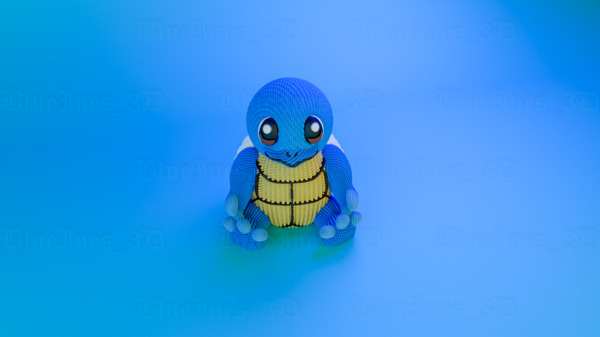 Crochet Knitted Squuuirtle...! | 3D models download | Creality Cloud