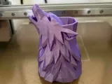 Vase "Wolf" - Modern Geometric Flower Vase-2
