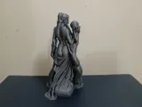 Dark Muse – Sexy NSFW Gothic Statue with Skull-4