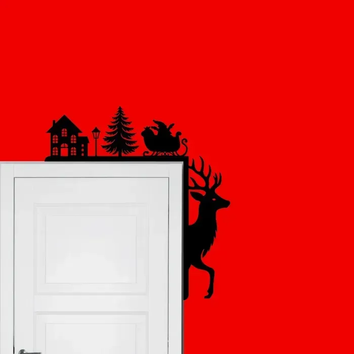 Christmas Door Corner Design