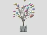 Lowpoly Easter Tree-3