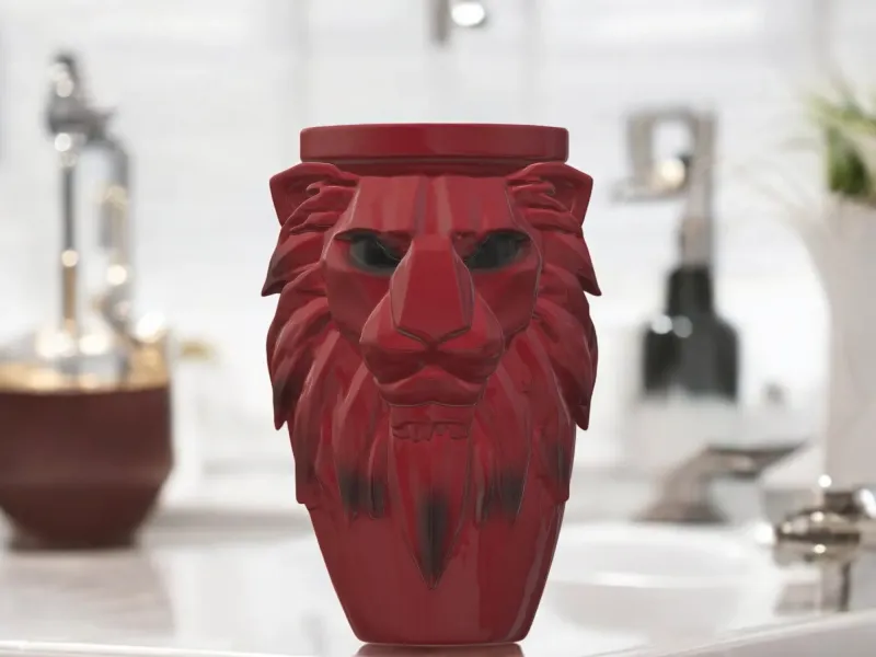 Lion Vase - Modern, Minimalist