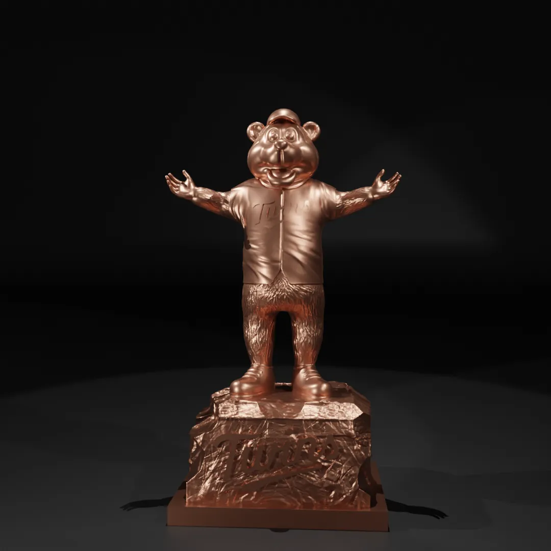 MLB - ESTATUA DE LA MASCOTA DE LOS MINNESOTA TWINS - IMPRESIÓN 3D