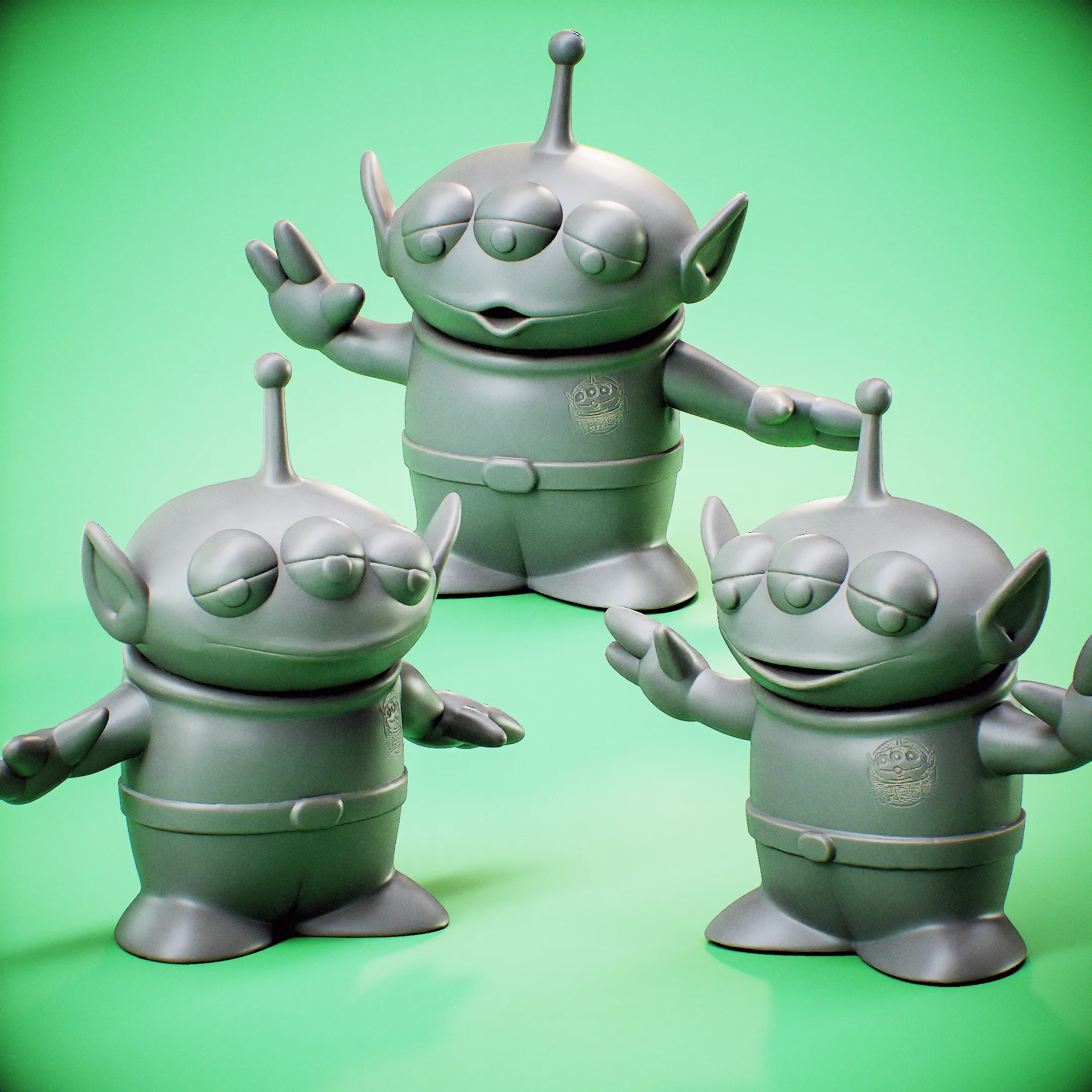 Toy Story - Aliens "La garra" - Alien The Claw" Pack x 3