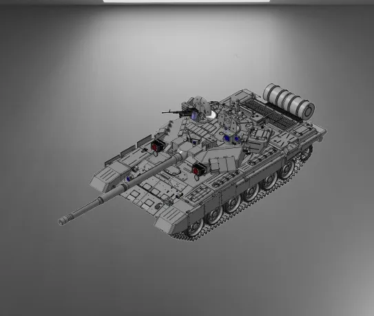 T-90 Tank 3D Printing STL File
