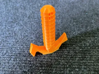 Collapsible Sword - Épée dépliable - No support - V1