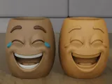 Laughing Emoji 3D Print Model Planter STL File-1