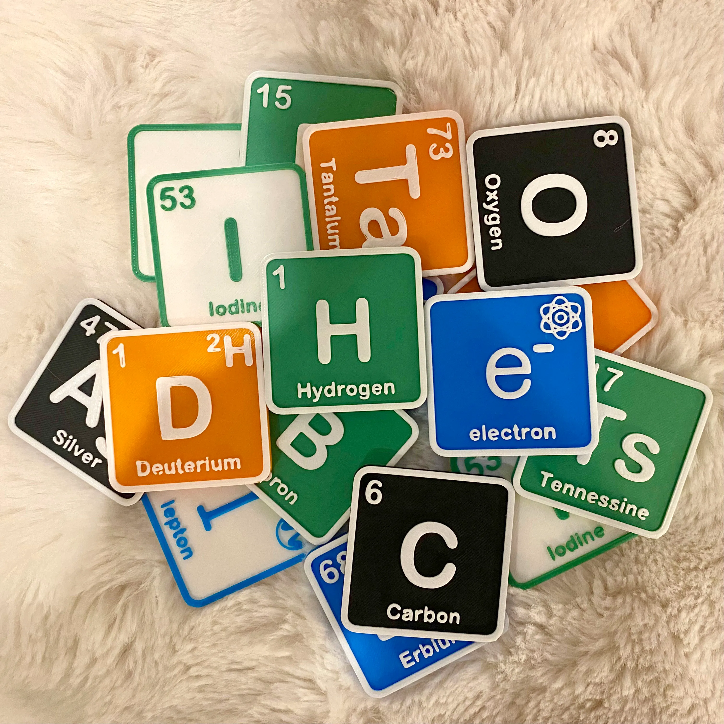 Periodic Table of Elements Magnets - Set of 130 Files!