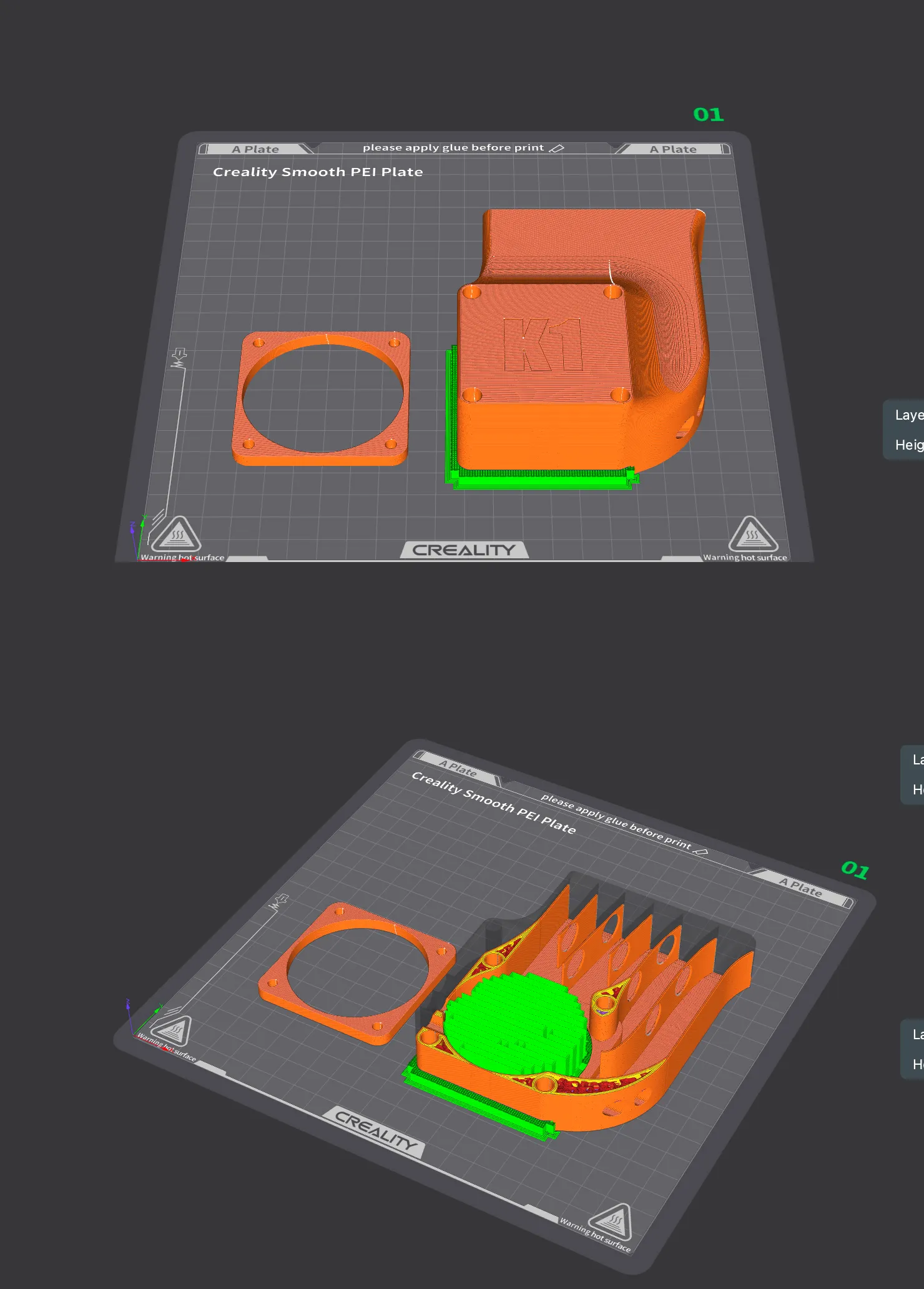 3D Printer Files | 3MF File | Rear Fan high-flow redirector and ...