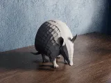 Low Poly Armadillo-4