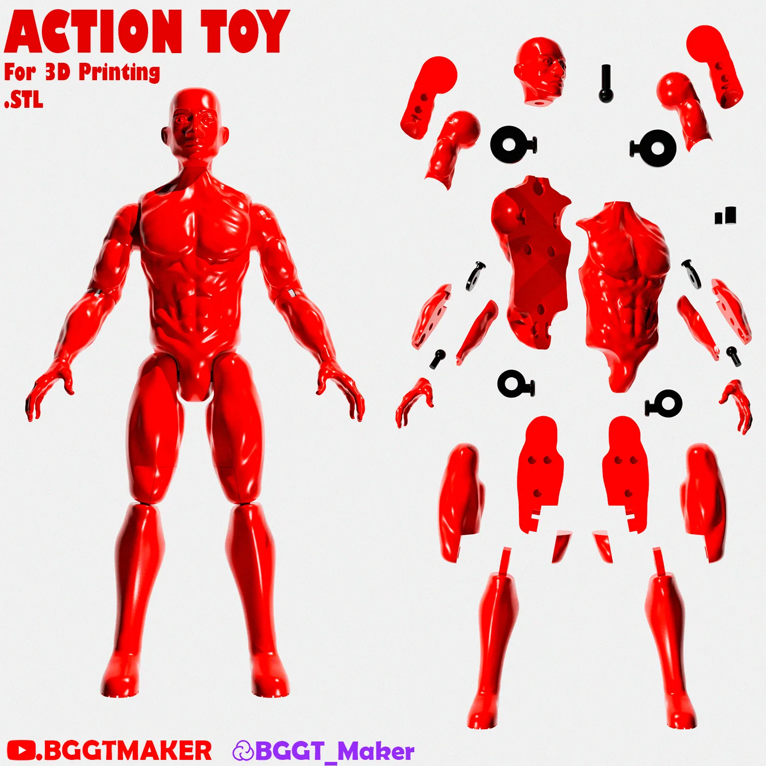 Action Figure Articulated Toy Doll Human Articulated Toys