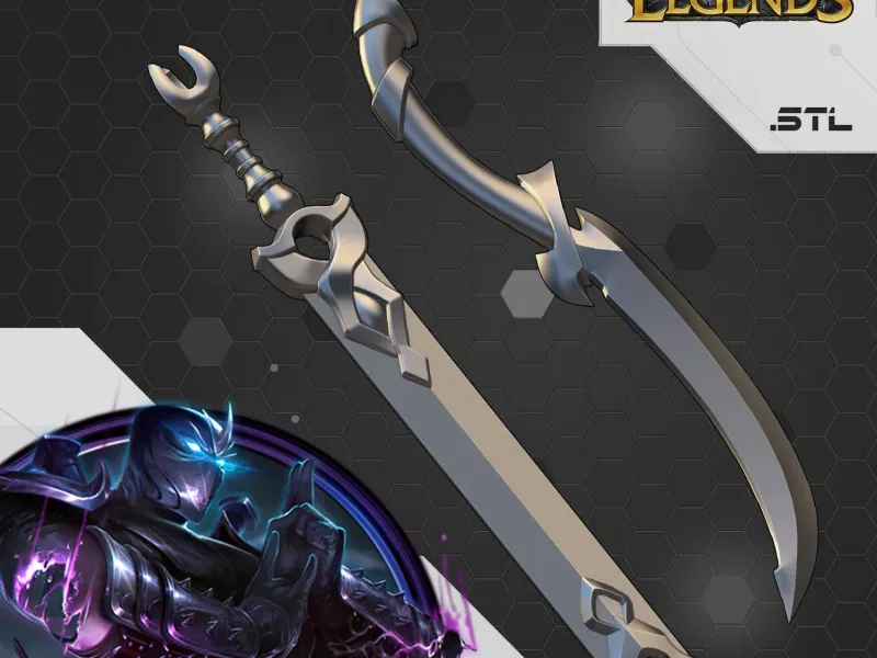 Shen cosplay swords LOL league of legends
