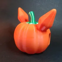 PUMPKIN WITH PIKACHU'S FACE-1