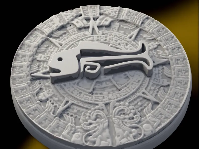 Aztec Sun Calendar Replica