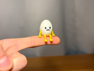 Sitting Sad Egg