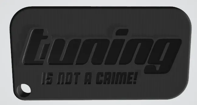 Tuning is Not a Crime Anhänger