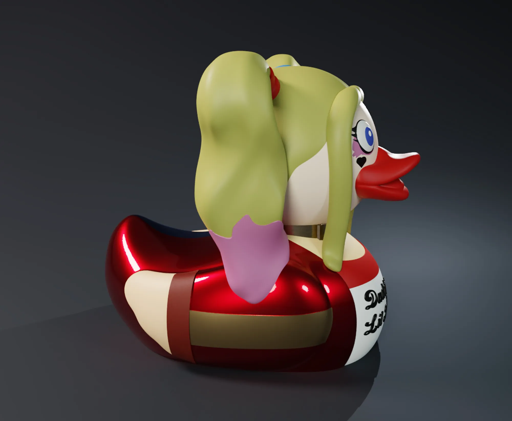 Cute Harley Quinn Rubber Duck