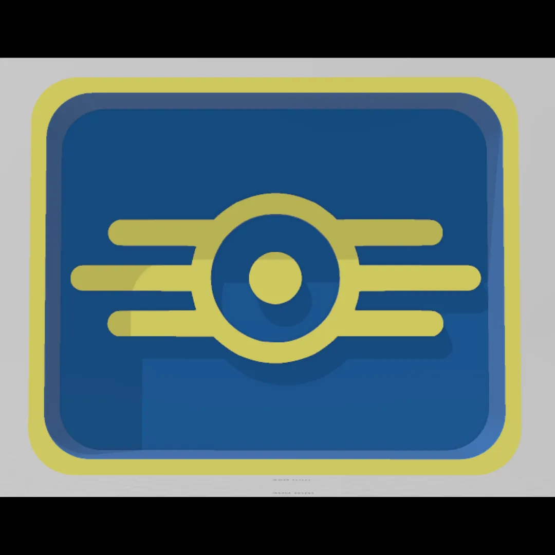 EASY TO PRINT, VAULT-TEC LOGO, FALLOUT, COIN DUMP TRAY