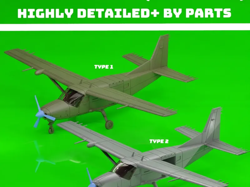 CESSNA 208 CARAVAN (PARATROOPERS) (2 IN 1) V2