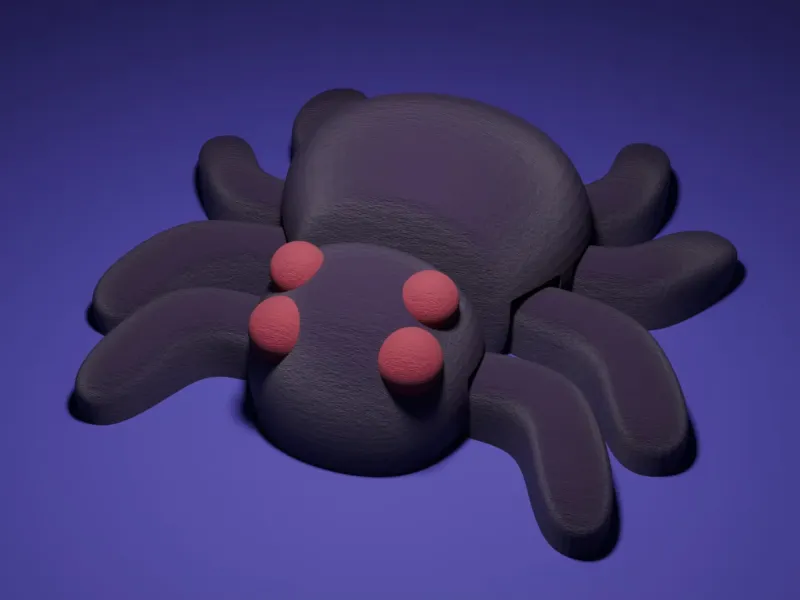 3D Printable Articulated Flexi Spider