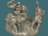 Elephant candle holder-4