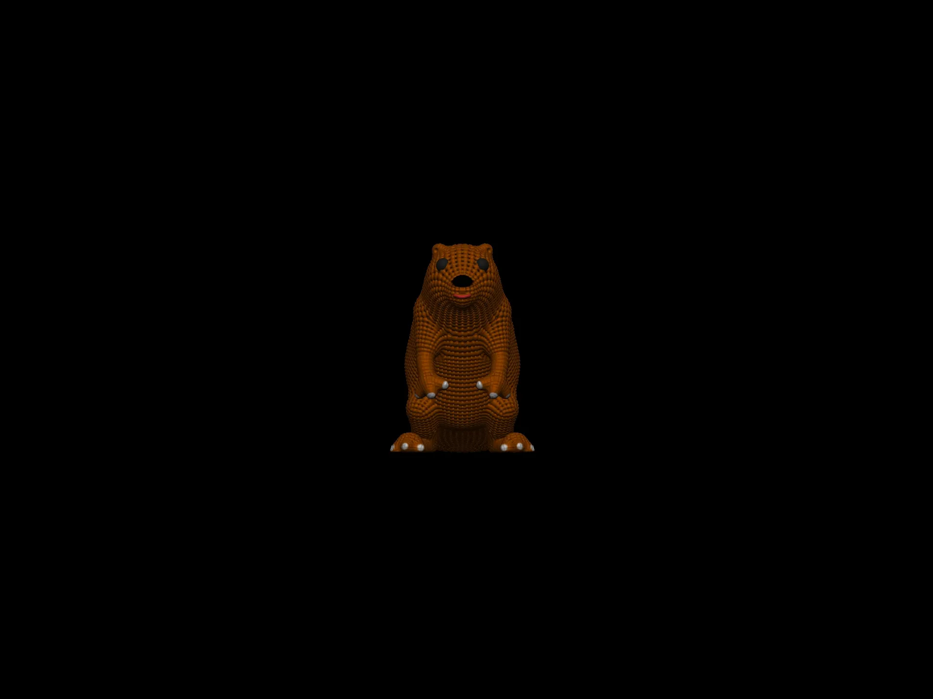 Cute Net Beaver Miniature