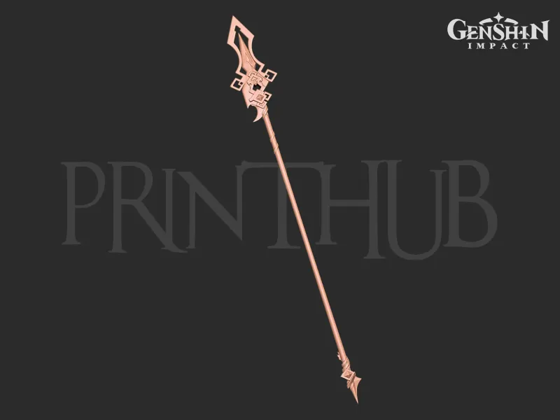 Zhongli Vortex Vanquisher - Genshin Impact 3D print model