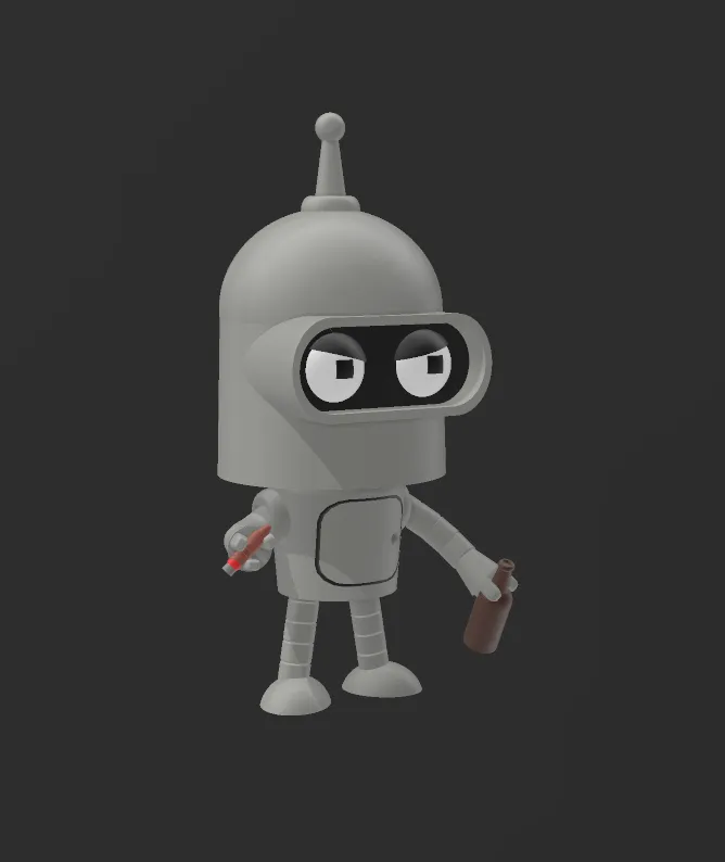 futurama funko style Bender