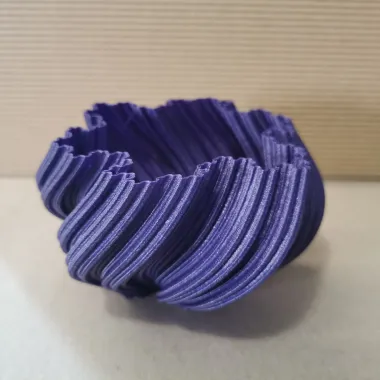 VASE 0083 - KOCH SNOWFLAKE FRACTAL VASE-0