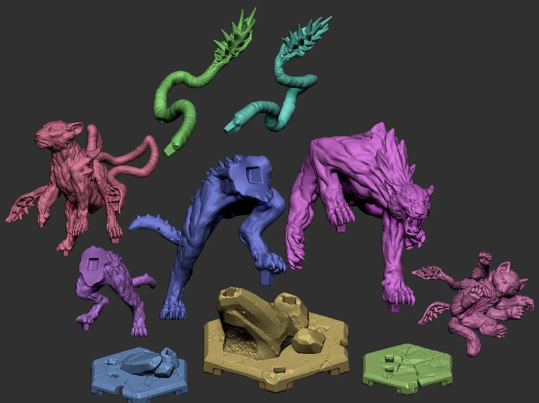 Displacer Beasts