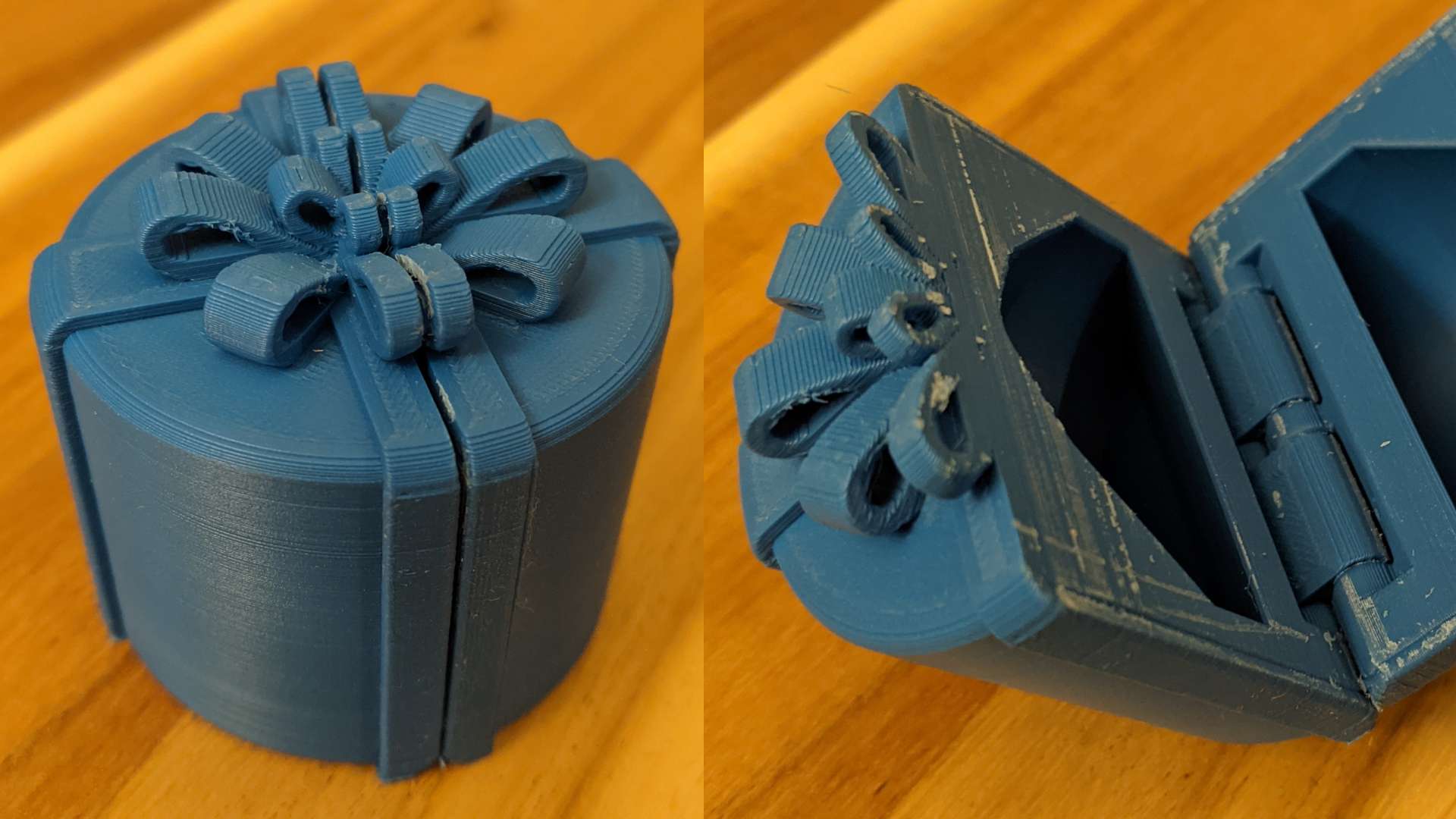 Surprise Inside Present Ornament (Print-in-Place HOLLOW)