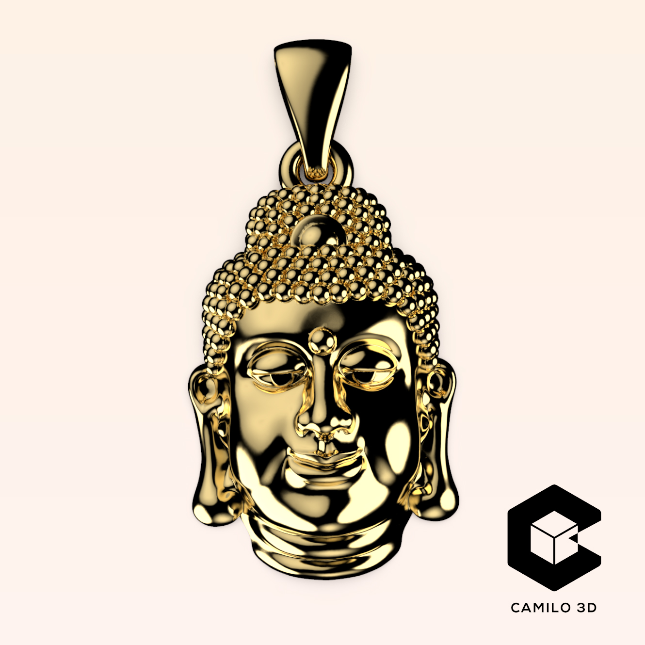Buddha Pendant 3D models download Creality Cloud